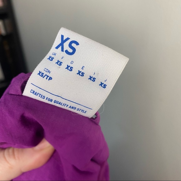 Reebok purple full zip windbreaker jacket - Picture 7 of 7